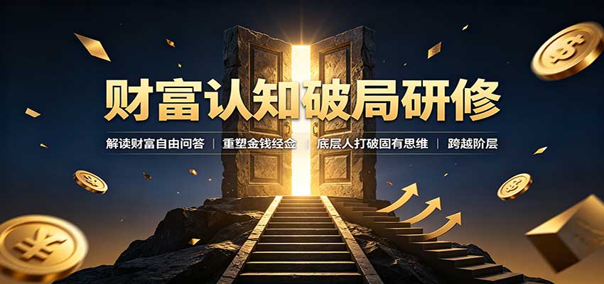 财富认知破局研修:解读”孙割”,重塑金钱观念,底层人打破固有思维跨越阶层-赛德副业库