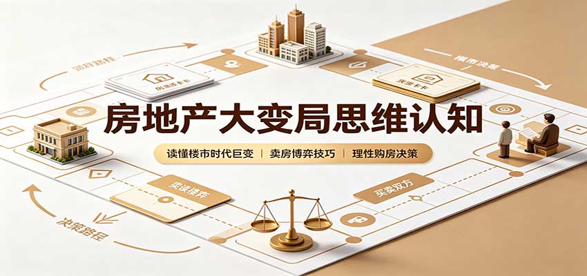房地产大变局思维认知:读懂楼市时代巨变,卖房博弈技巧,理性购房决策-赛德副业库