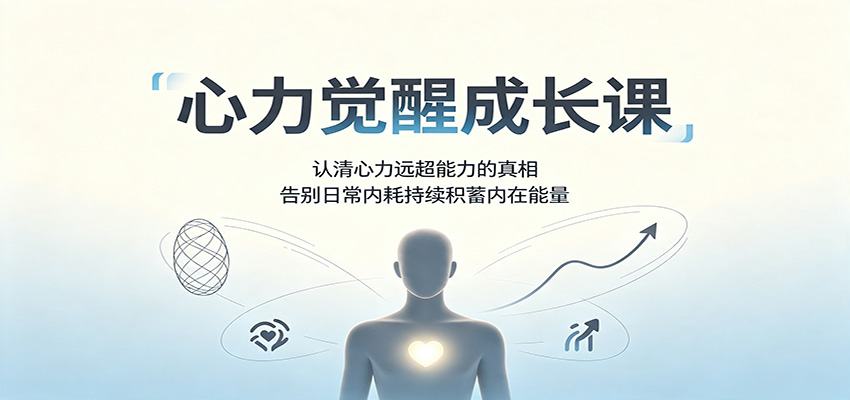 心力觉醒成长课:认清心力远超能力的真相,告别日常内耗持续积蓄内在能量-赛德副业库