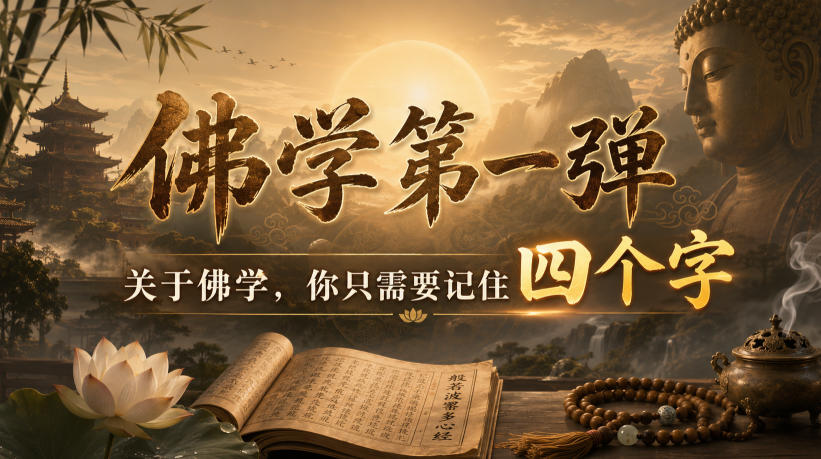 付费文章：佛学第一弹，关于佛学，你只需要记住四个字-赛德副业库