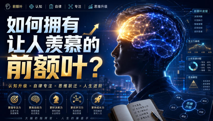 付费文：如何拥有让人羡慕的前额叶？-赛德副业库