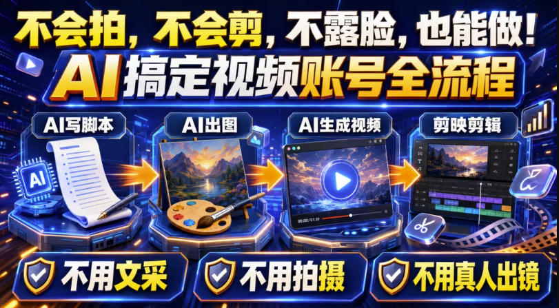 AI短视频起号实战项目,用AI做视频起号,45天涨粉12W,一条广告8.5k,广告接到手软,引流、变现两不误!-赛德副业库