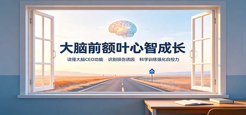 大脑前额叶心智成长:读懂大脑CEO功能,识别损伤诱因,科学训练强化自控力-赛德副业库