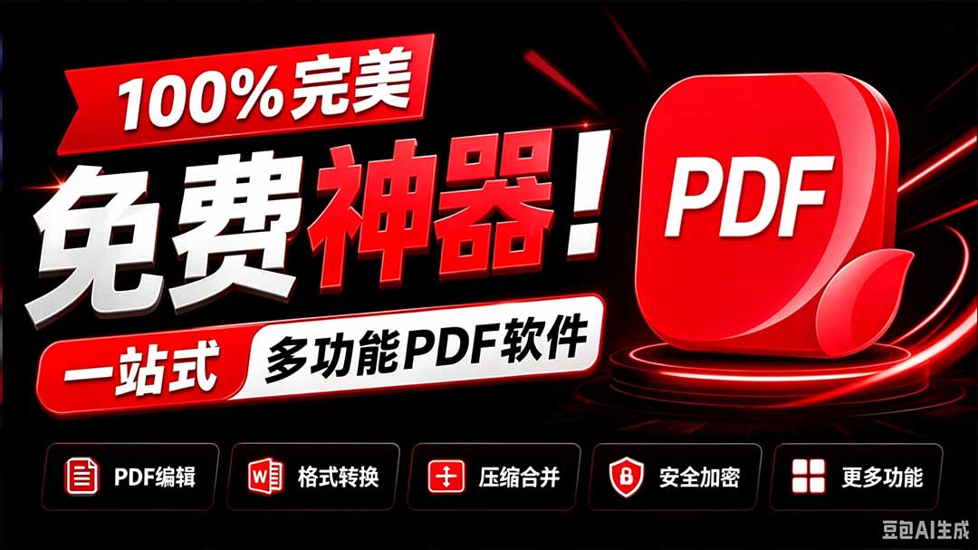 (20512期)100%完美免费神器!一站式多功能PDF软件,支持PDF格式转换压缩编辑等,简约无广告,太Nice了JOPDF-赛德副业库