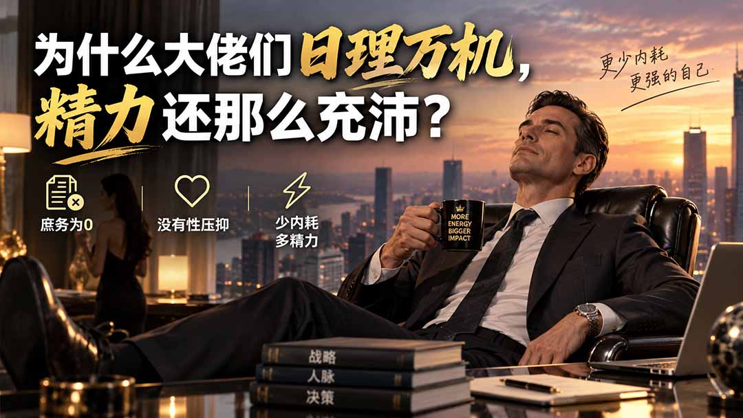 （20244期）付费文章：为什么大佬们日理万机，精力还那么充沛？-赛德副业库