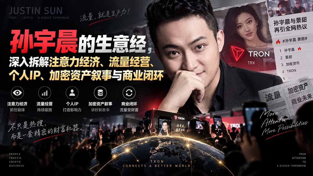 （20290期）某星球精华文章——孙宇晨的生意经，深入拆解注意力经济、流量经营、个人IP、加密资产叙事与商业闭环-赛德副业库