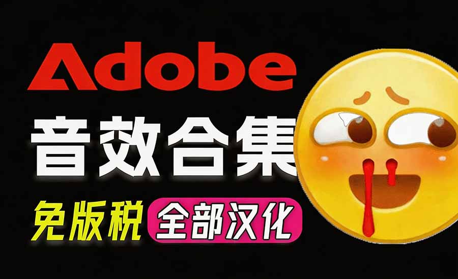（20294期）请称爆硬盘！Adobe 和 达芬奇 官方提供的高品质免版税音效库， 10000+ 免费商用音效合集，已离线打包-赛德副业库