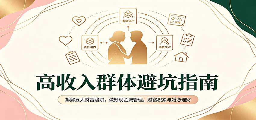 高收入群体避坑指南:拆解五大财富陷阱,做好现金流管理,财富积累与婚恋理财-赛德副业库