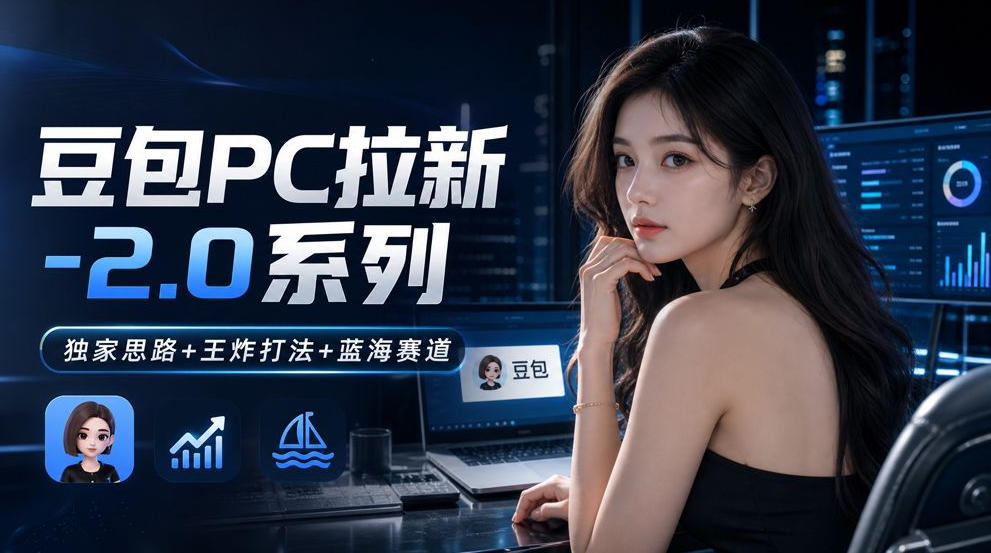 豆包PC拉新2.0系列-独家思路+王炸打法+蓝海赛道-赛德副业库
