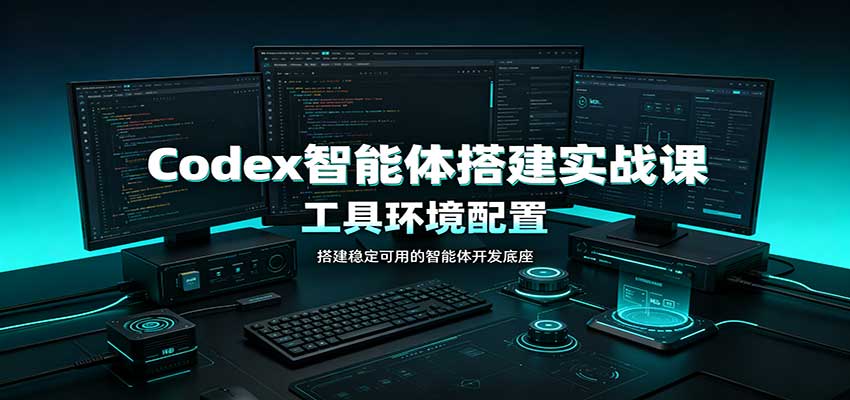 Codex智能体搭建实战课:工具环境配置,自定义技能开发,多业务自动化教学-赛德副业库