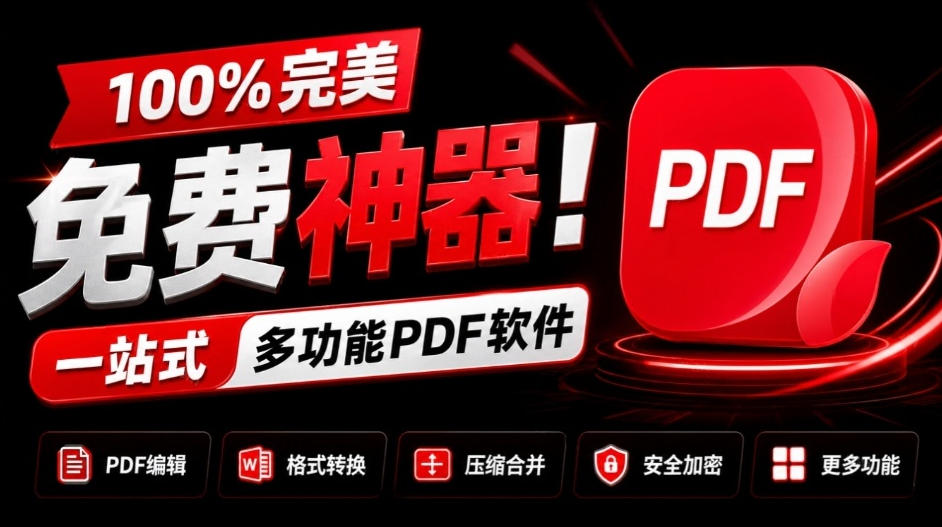 100%完美免费神器！一站式多功能PDF软件，支持PDF格式转换压缩编辑等，简约无广告，太Nice了JOPDF-赛德副业库