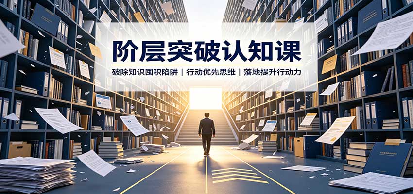 阶层突破认知课：破除知识囤积陷阱，行动优先思维，落地提升行动力-赛德副业库