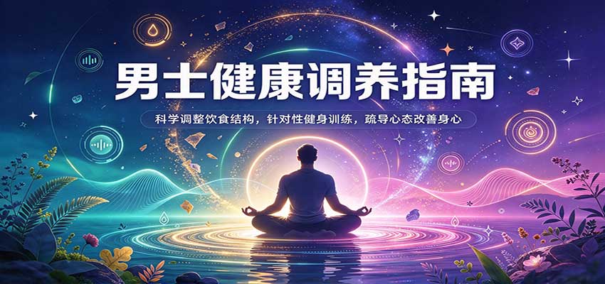 男士健康调养指南：科学调整饮食结构，针对性健身训练，疏导心态改善身心-赛德副业库