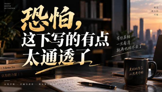 灏泽叔最新付费文章：恐怕，这下写的有点太通透了-赛德副业库