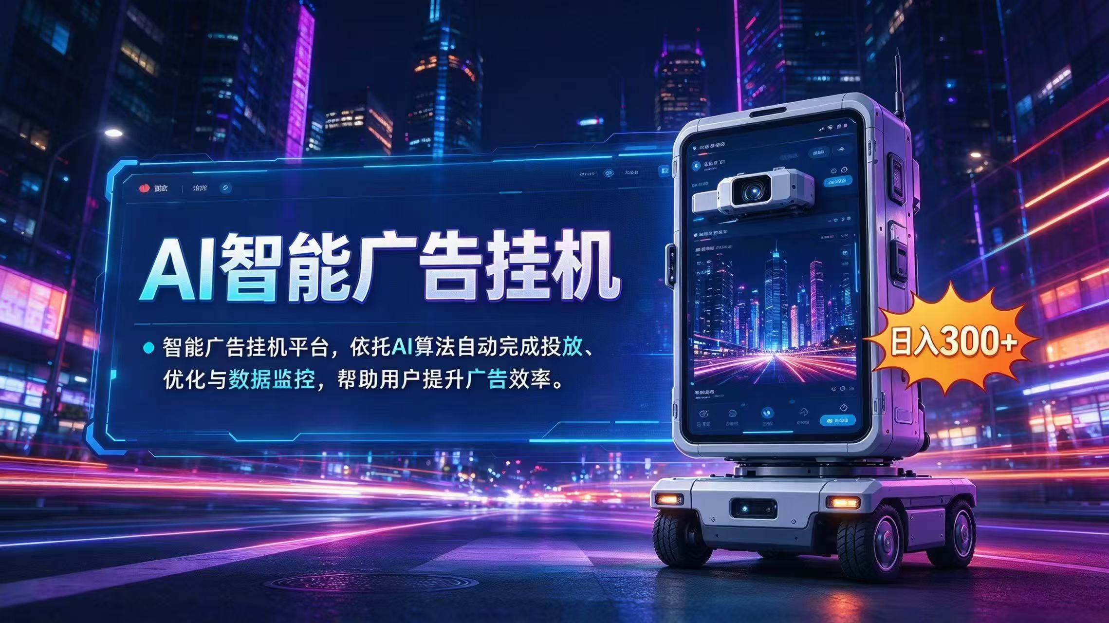 （20936期）AI 智能广告挂机｜AI 自动运行，轻松托管广告任务-赛德副业库