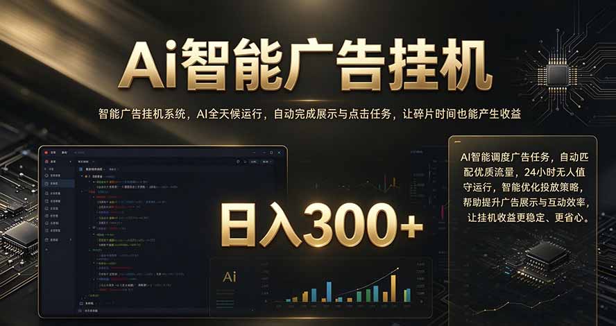 (20888期)闲置设备别闲置,AI 广告自动化任务,看懂少走弯路-赛德副业库