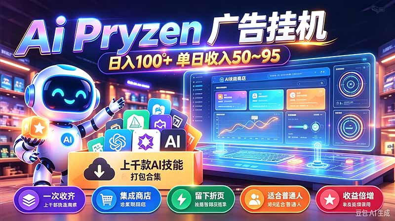 (21241期)Pyrzen广告挂机, 全自动挂机风口项目, 单日50-95/天 虽然不是很暴力但是很稳-赛德副业库