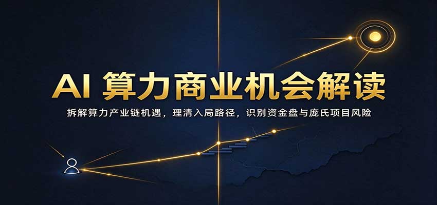 AI算力商业机会解读:拆解算力产业链机遇,理清入局路径,识别资金盘与庞氏项目风险-赛德副业库