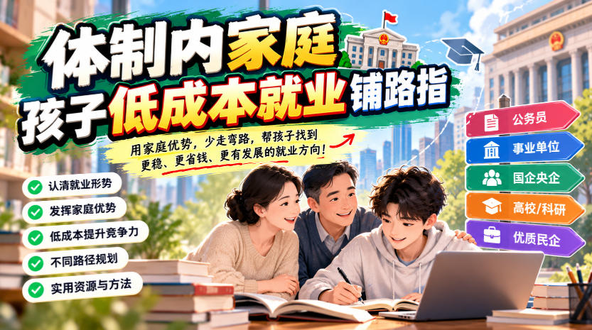 某公众号付费文章:体制内家庭,孩子低成本就业铺路指-赛德副业库