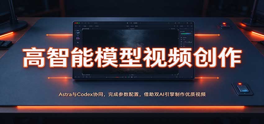 高智能模型视频创作:Astra与Codex协同,完成参数配置,借助双AI引擎制作优质视频-赛德副业库