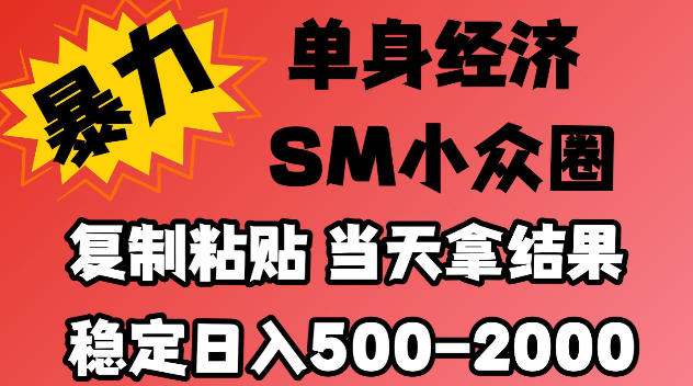 2026最新小众情感赛道，手机操作，十分钟见收益，小白也能当天上手，全程复制粘贴模板即可，稳定日入500-1k，不缺流量，可矩阵批量操作，门槛低【揭秘】-赛德副业库