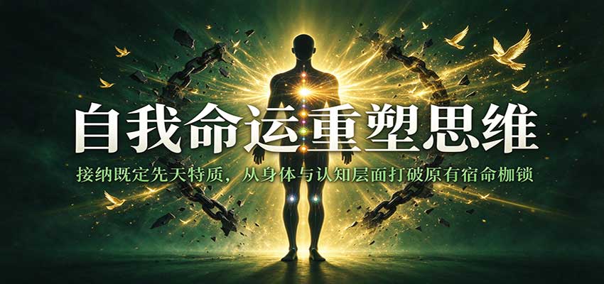 自我命运重塑思维：接纳既定先天特质，从身体与认知层面打破原有宿命枷锁-赛德副业库